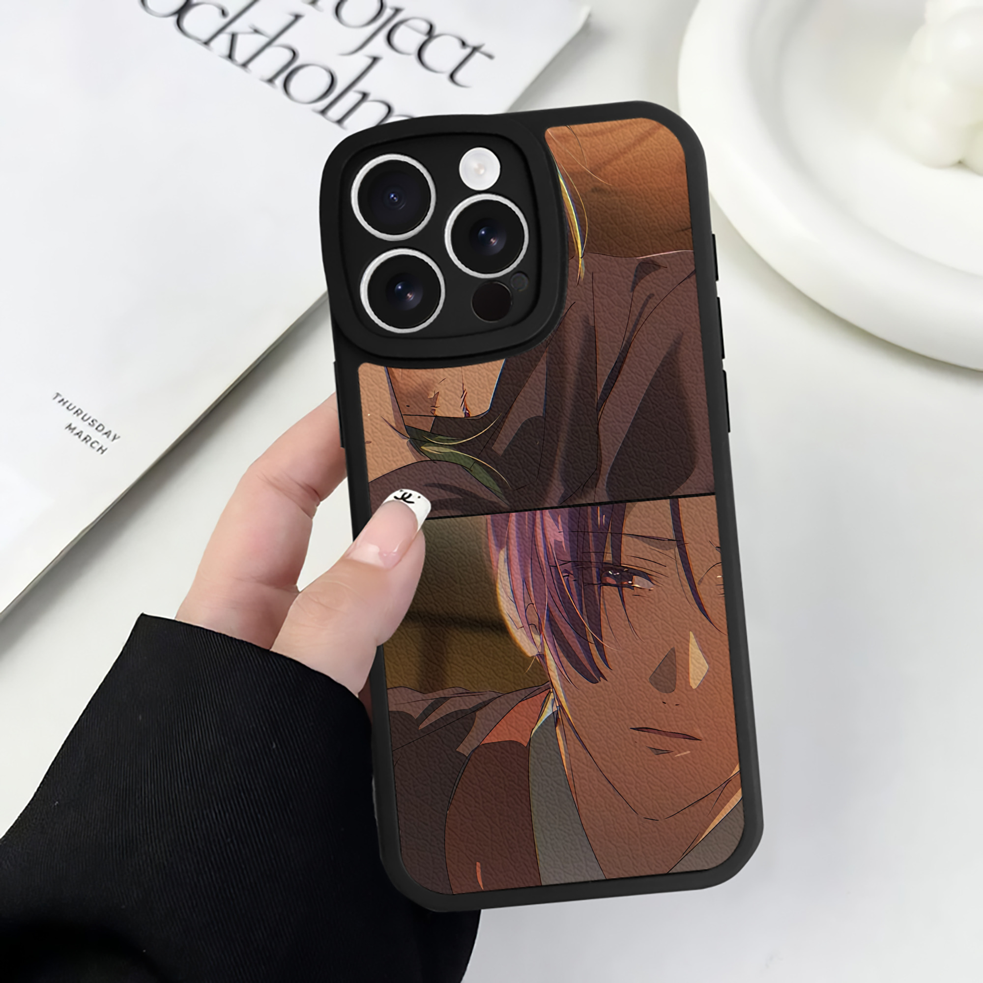 薬屋のひとりごと The Apothecary Diaries 【iPhone 16シリーズ対応】シリコンスマホケース（レザー調） 材質：シリコン